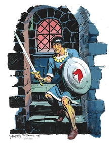 PRINZ EISENHERZ #26 VZA 2021/2022 +signed Artprint THOMAS YEATES Prince Valiant - Picture 1 of 2