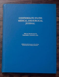 Confederate States Medical and Surgical Journal intro W D Sharpe hc - Picture 1 of 1
