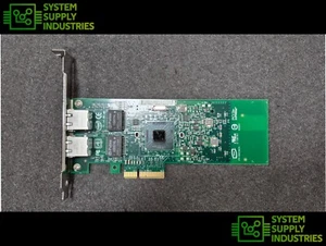 Dell Intel PRO/1000 Dual Port PIC-E Gigabit Ethernet Card P/N G174P 0G174P - Afbeelding 1 van 4