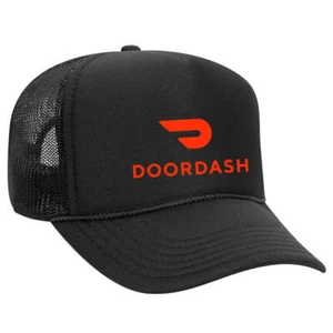 Dash in Style: cappello snapback da camionista nero DoorDash - Foto 1 di 3