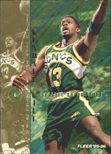 1995-96 Fleer Seattle Supersonics Basketball Card #176 Kendall Gill