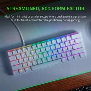 Teclado para juegos Razer - Huntsman Mini 60 % con cable óptico Clicky Switch - NUEVO/SELLADO - Imagen 1 de 3