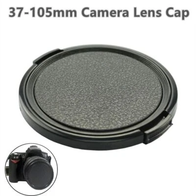 1pc 37-105mm Front Lens Cap Hood Cover Snap-on For Camera - Image 1 of 4