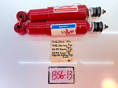 NUEVO PAR DE AMORTIGUADORES 1979-1989 ISUZU TROOPER MK1 CAMIONETA NISSAN B56-13 Foto 1 de 4