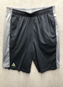 Reebok Kids Athletic Shorts Size 18 XXL Dark Light Gray Sport Summer - Picture 1 of 10