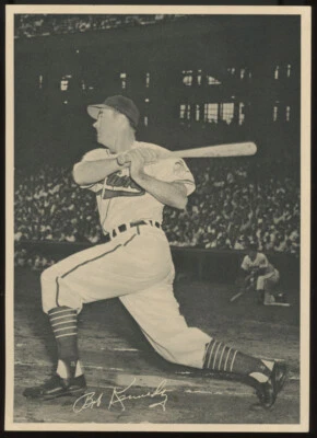 1950 Cleveland Indians Num Num Foods Bob Kennedy Stamped Back VG - Image 1 of 2