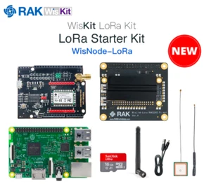 RAK2245 Pi HAT/Raspberry Pi 3B+/WisTrio Tracker/tarjeta de 16 GB - IPEX KR 920 - Imagen 1 de 4