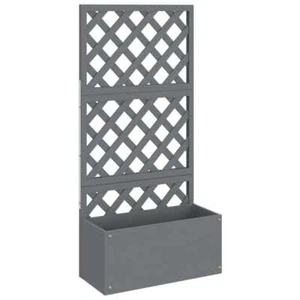 Trellis Garden Planter Raised Bed Plants Flowers Herbs Wood Grow Pot Box Stand - Picture 1 of 8