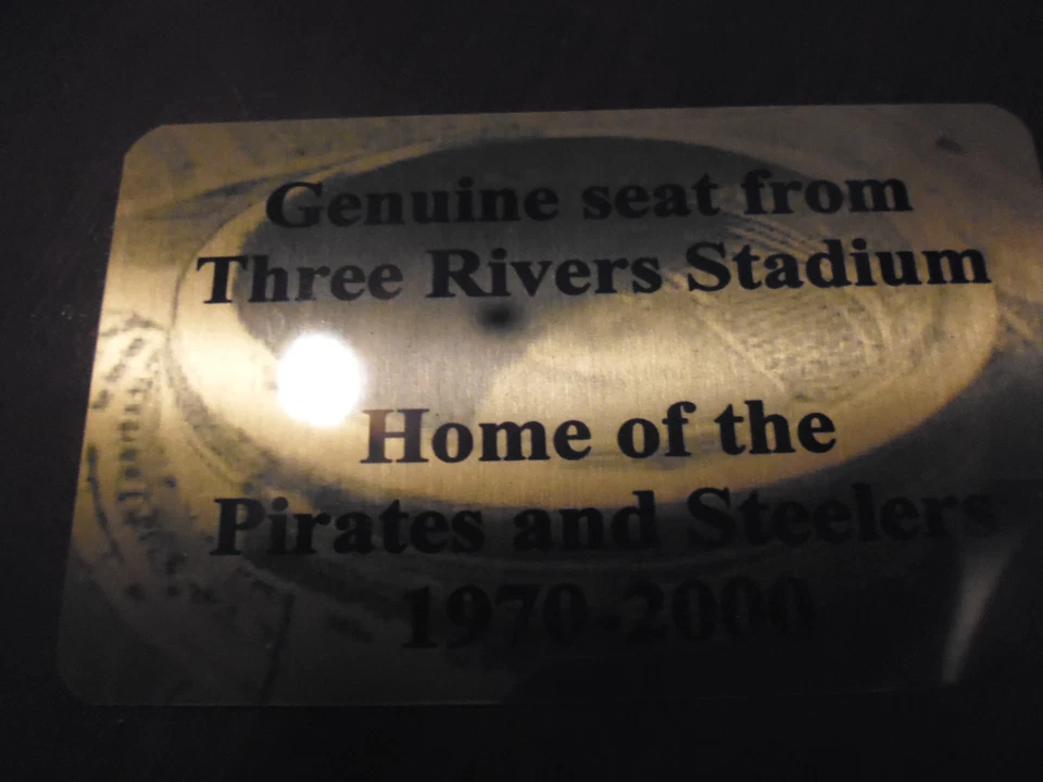 PLACA ASIENTO ESTADIO TRES RÍOS HOGAR DE LOS ACEROS Y PIRATAS Foto 1 de 1