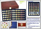 Wurzelholz Münzkassette EURO Kursmünzensätze SAFE 5792 M 10x 1 Cent