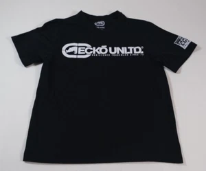 Ecko Unltd Mens Black V-Neck Loo Graphic T-Shirt Size S - Picture 1 of 6
