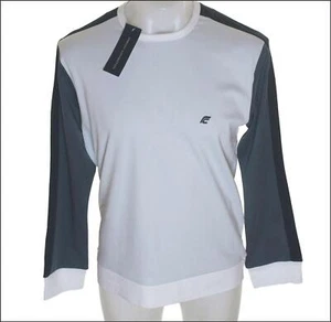 Nueva Camiseta Para Hombre French Connection Mangas Largas Bordada Polvo Azul Gris - Imagen 1 de 3