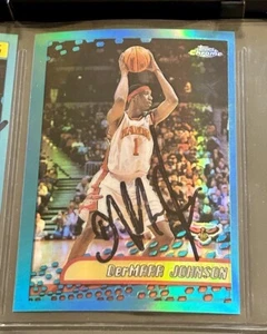 Dermarr Johnson 2001 Topps Chrome Refractor Signature Signed Autograph AUTO TTM - Picture 1 of 2