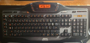 Logitech G15 Gaming Keyboard Y-UW92 Wired USB Illuminated Screen TESTED - Picture 1 of 1