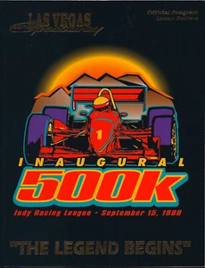 Eröffnung 500K: Indy Racing League Las Vegas Motor Speedway 1996 Programm - Bild 1 von 5