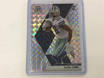 2020 Panini Mosaic CeeDee Lamb Mosaic Mosaic Silver Prizm SP RC Rookie card #207 - Image 1 of 4