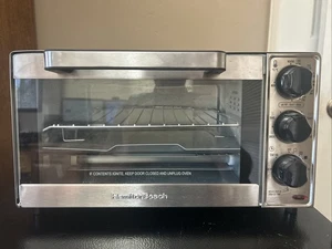 Hamilton Beach Sure-Crisp Air Fryer Toaster Oven 31403G Stainless Steel - Picture 1 of 6
