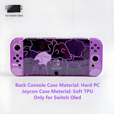 Pokemon Ditto Nintendo Switch OLED Case Cover  Skin Shell Accessory For Joycon - Image 1 of 4