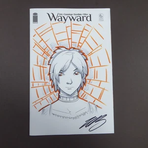 Wayward #6 Image Comics, Signed and Orig Sketch by Jim Zub, Sketch Variant 2015 - Imagen 1 de 10