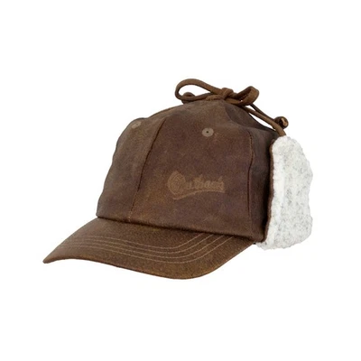 OUTBACK TRADING Mckinley Leather Brown Cap (1451-BRN) Foto 1 de 4