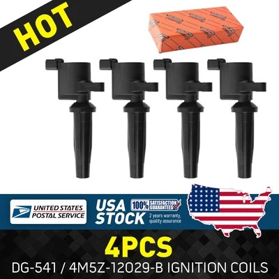 New Durable 4Pcs Ignition coils For Ford EcoSport 2009-2012 DG-541 4M5Z-12029-B - Image 1 of 4