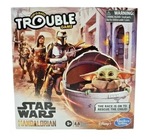 New Yoda Hasbro Gaming Disney Star Wars the Mandalorian Pop-O-Matic Trouble Game - Picture 1 of 2