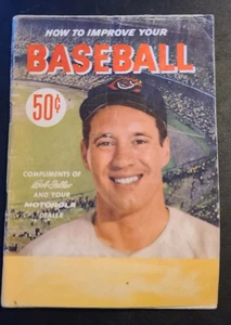1957 Motorola Bob Feller How To Improvement Your Baseball Guide - Bild 1 von 5
