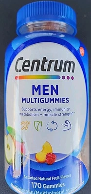 Multigomitas Centrum Hombres Surtido Sabores Frutales Naturales -170 Gomitas Exp 09/2025 Foto 1 de 4