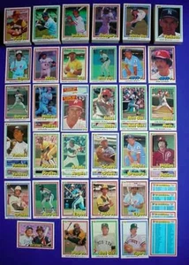 Juego completo de 605 cartas de béisbol Donruss 1981 Raines RC Ryan Rose Rickey + errores - Imagen 1 de 24