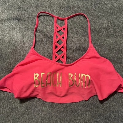 Lindo bikini Joe Boxer para mujer adolescente juniors talla M rosa playa trasero Foto 1 de 4