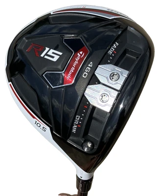 Драйвер TaylorMade R15 10,5° 460 куб. см мужской под правую руку графитовый Regular Flex 46 дюймов подержанный - Изображение 1 из 4