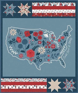 Sweet Land of Liberty Panel Quilt Kit KT-13180 by Dani Mogstad for Riley Blake - Picture 1 of 2