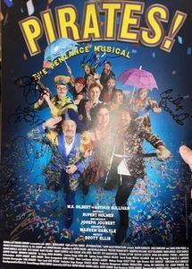 Penzance The Pirates Musical Cast Signed Broadway Musical Poster - Bild 1 von 3