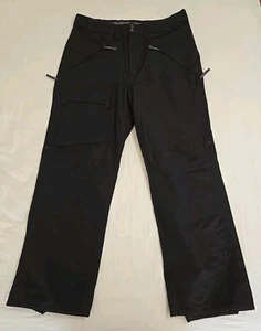 White Sierra Men's Snow Pants Solid Black Size Medium - Picture 1 of 9