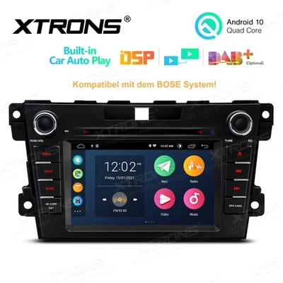 7" Android Car Stereo Radio DVD Player GPS 32GB CarPlay WiFi USB For Mazda CX-7 - Image 1 of 4