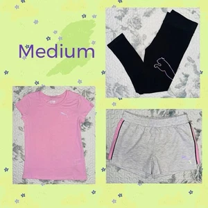 Girls (3pc) Puma Summer Bundle Sz/ MEDIUM (8-10) - Picture 1 of 5