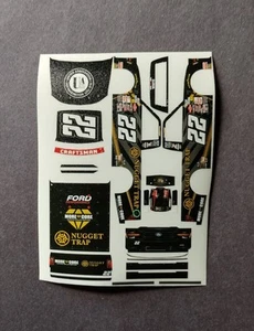 2025 Custom Jason White #22 Daytona 1/64 Peel & Stick Decals - Bild 1 von 1