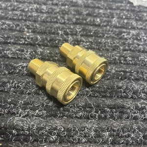 1/4 NPT Schnellkupplungen - 2 Stück 1/4 Zoll Außen Hochdruckreiniger Quick Con... - Bild 1 von 6