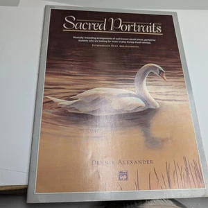 Sacred Portraits Piano Duet Sheet Music Book Hymns Dennis Alexander Alfred F3 - Picture 1 of 4