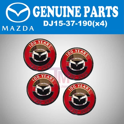 Tapa central de rueda genuina 100 aniversario Mazda MX-5 MIATA DJ15-37-190 X4 Foto 1 de 3