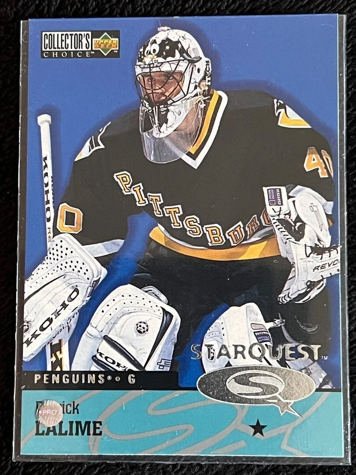 1997-98 COLLECTOR'S CHOICE STARQUEST PATRICK LALIME PENGUINS - Image 1 of 1