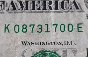 ZIP CODE NOTE 08731700 Gamerco & Gallup NM 87317 Fancy Serial Number Series 2017 - Picture 1 of 5