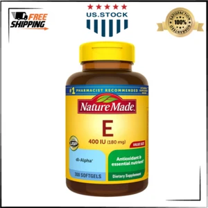 Nature Made Vitamin E 400 IU, Antioxidant Support, 300 Softgels - Picture 1 of 12