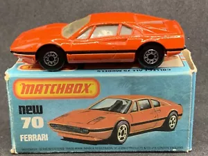 Matchbox Superfast MB70-D1: Ferrari 308 GTB (NMINT) with Type L Box - Picture 1 of 7