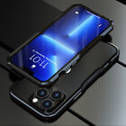 Luxus Aluminium Metall Bumper Hülle Schutz Case Cover Für Iphone 13 Pro Max Mini