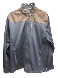 Chaqueta ORVIS Para Hombre Talla M Azul Negra Cremallera Completa Suéter Pullover Exterior Usada en Excelente Condición Bolsillo - Imagen 1 de 14