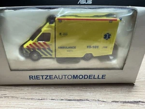 Rietze 1:87 61545 Wietmarscher Ambulanza Inutilizzati IN Conf. Orig. - Foto 1 di 2