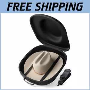 Spacious Hat Carrier for Cowboy and Panama Hats - Water-Resistant Design - Picture 1 of 9