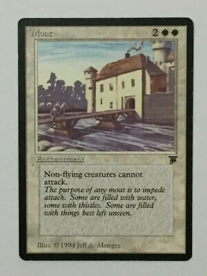 Moat Legends MTG Magic the Gathering MP See Photos!!! - Image 1 of 2
