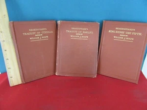55.  Lot of 3 Shakespear's Books - Tragedy of Othello, Hamlet, King Henry Fifth - Picture 1 of 6
